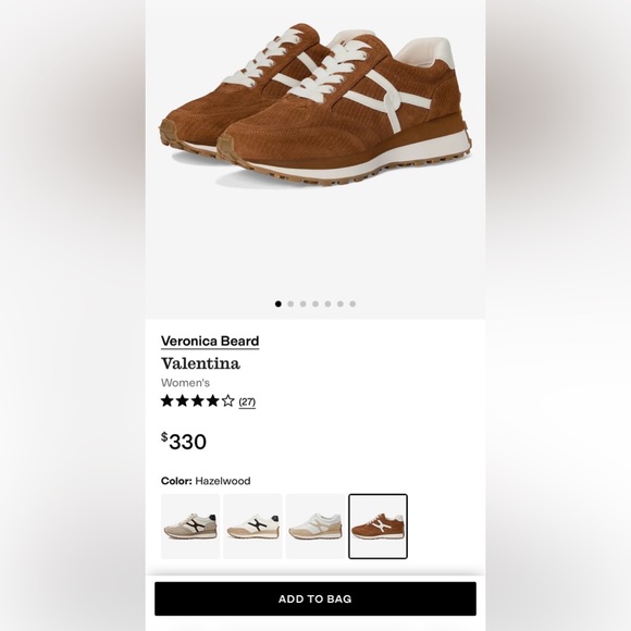 Veronica Beard Valentina Sneakers hazelwood Size 8 women’s NEW - Picture 3 of 3